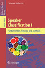 Buchcover Speaker Classification I