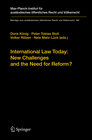 Buchcover International Law Today: New Challenges and the Need for Reform?