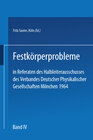 Buchcover Festkörperprobleme 4