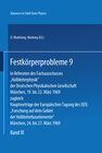 Buchcover Festkörperprobleme 9