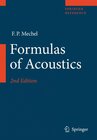 Buchcover Formulas of Acoustics
