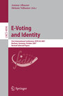 Buchcover E-Voting and Identity