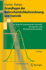 Buchcover Grundlagen der Wahrscheinlichkeitsrechnung und Statistik