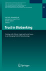 Buchcover Trust in Biobanking