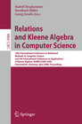 Buchcover Relations and Kleene Algebra in Computer Science
