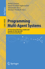 Buchcover Programming Multi-Agent Systems