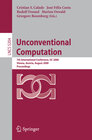 Buchcover Unconventional Computation