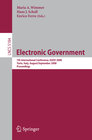 Buchcover Electronic Government