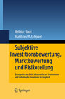 Buchcover Subjektive Investitionsbewertung, Marktbewertung und Risikoteilung