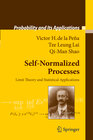 Buchcover Self-Normalized Processes