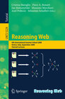 Buchcover Reasoning Web