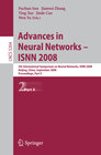 Buchcover Advances in Neural Networks - ISNN 2008