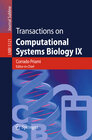Buchcover Transactions on Computational Systems Biology IX