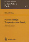 Buchcover Plasmas at High Temperature and Density