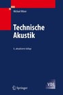 Buchcover Technische Akustik