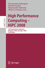 Buchcover High Performance Computing - HiPC 2008