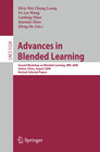 Buchcover Advances in Blended Learning