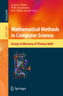 Buchcover Mathematical Methods in Computer Science