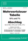 Buchcover Mehrwertsteuer-Tabelle 2007