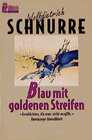Buchcover Blau mit goldenen Streifen