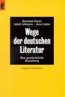 Buchcover Wege der deutschen Literatur