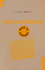 Buchcover Hermann Bahlsen