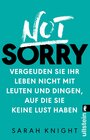 Buchcover Not Sorry