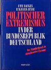 Buchcover Politischer Extremismus in der Bundesrepublik Deutschland
