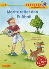 Buchcover LESEMAUS zum Lesenlernen Stufe 1: Moritz rettet den Fußball