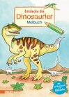 Buchcover Entdecke die Dinosaurier Malbuch