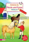 Buchcover Entdecke die Pferde und Ponys Malbuch