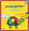 Buchcover Ausmalbilder für Kita-Kinder: Das neue, dicke Kindergarten-Malbuch: Mit farbigen Vorlagen und lustiger Fehlersuche