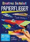Buchcover Bastelspaß für Kinder: Kreatives Bastelset: Papierflieger: Set mit 20 Faltbögen, Anleitungsbuch und Falzhilfe