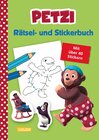Buchcover Petzi: Rätsel- und Stickerbuch