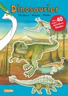Buchcover Dinosaurier: Stickern Wissen Malen