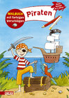 Buchcover Malbuch mit farbigen Vorschlägen: Piraten