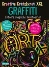 Buchcover Kreative Kratzkunst XXL: Graffiti: Set mit 20 Kratztafeln, Mappe, Anleitungsbuch und Holzstift