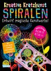 Buchcover Kreative Kratzkunst: Spiralen: Set mit 7 Kratztafeln, Spirograph, Anleitungsbuch und Holzstift