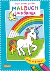 Buchcover Ausmalbilder für Kita-Kinder: Mein erstes großes Malbuch: Einhörner