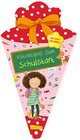 Buchcover Schlau für die Schule: Rätselspaß zum Schulstart mit Stickern (Schultüte 2023 rosa)