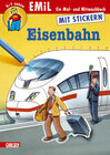 Buchcover Mal- und Mitmachbuch: Eisenbahn