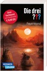 Buchcover Die drei ???: Feuermond. Dreifachband. (Enthält die Bände: Das Rätsel der Meister, Der Pfad der Täuschung, Die Nacht der