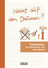 Buchcover Checklisten: Nicht auf den Daumen!