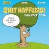Buchcover Shit Happens Postkartenkalender 2016