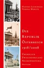 Buchcover Die Republik Österreich 1918/2008