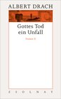 Buchcover Gottes Tod ein Unfall. Dramen II