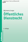 Buchcover Öffentliches Dienstrecht