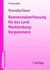 Buchcover Kommunalverfassung für das Land Mecklenburg-Vorpommern