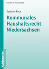 Buchcover Kommunales Haushaltsrecht Niedersachsen