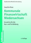 Buchcover Kommunale Finanzwirtschaft Niedersachsen